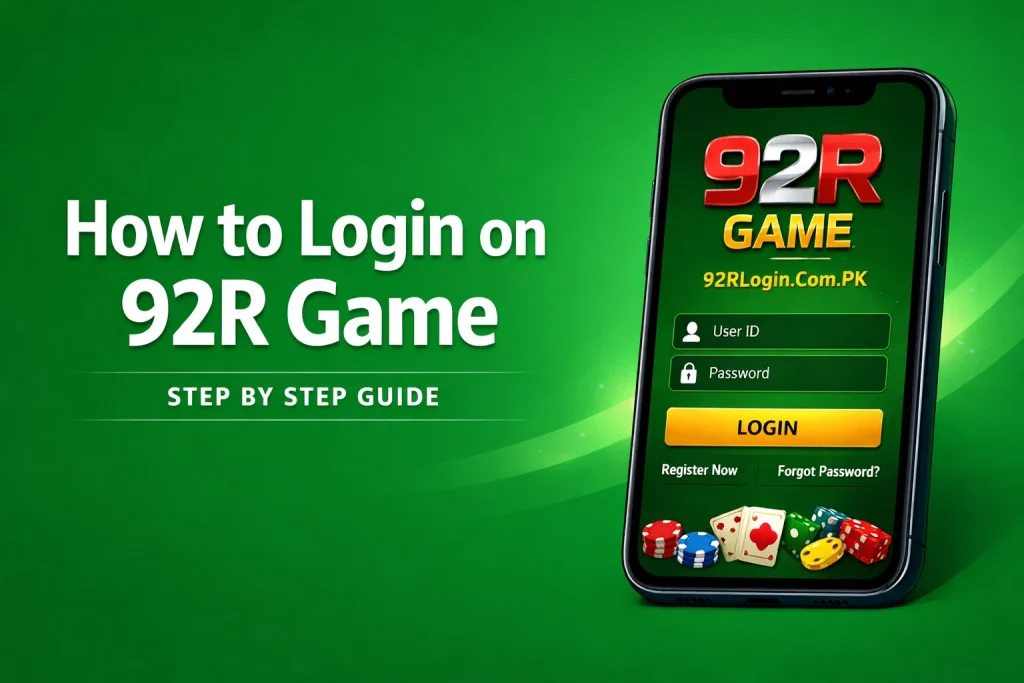 How to Login on 92R Game