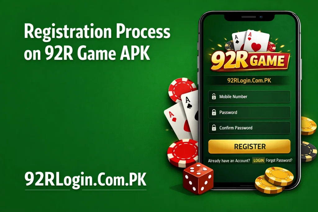 Registration Process on 92R Game